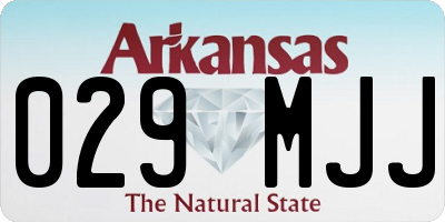 AR license plate 029MJJ