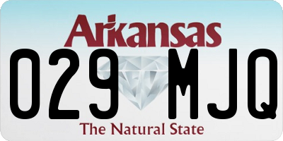 AR license plate 029MJQ