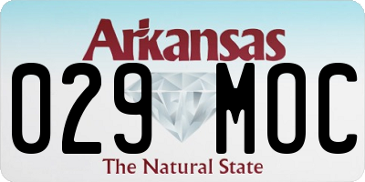 AR license plate 029MOC