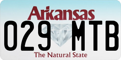 AR license plate 029MTB