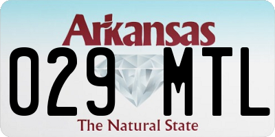 AR license plate 029MTL