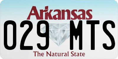 AR license plate 029MTS