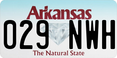 AR license plate 029NWH