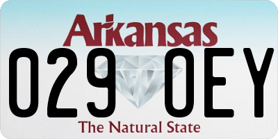 AR license plate 029OEY
