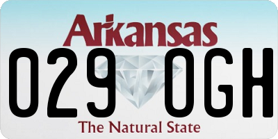 AR license plate 029OGH