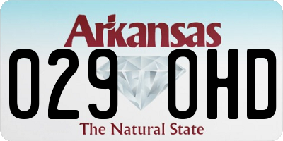 AR license plate 029OHD
