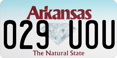 AR license plate 029UOU