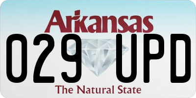 AR license plate 029UPD