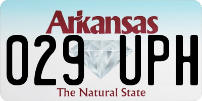 AR license plate 029UPH