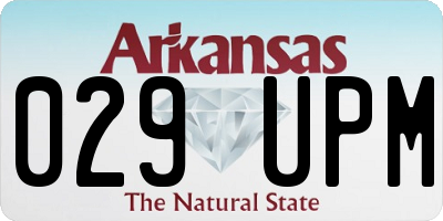 AR license plate 029UPM