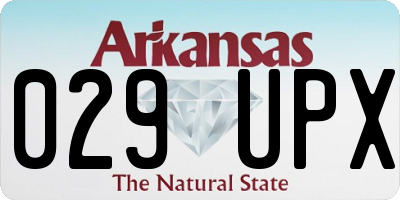 AR license plate 029UPX