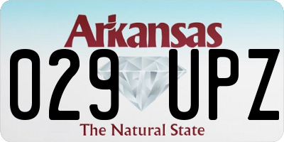 AR license plate 029UPZ