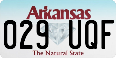AR license plate 029UQF