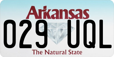 AR license plate 029UQL
