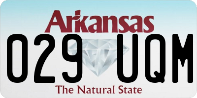 AR license plate 029UQM
