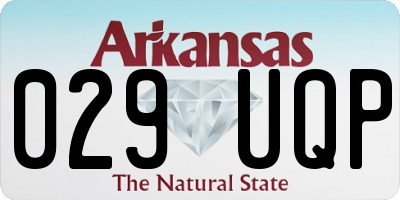 AR license plate 029UQP