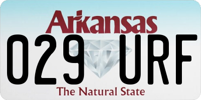 AR license plate 029URF