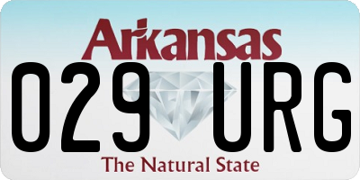 AR license plate 029URG
