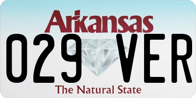 AR license plate 029VER