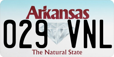 AR license plate 029VNL