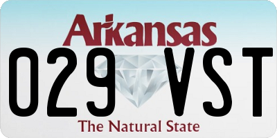 AR license plate 029VST