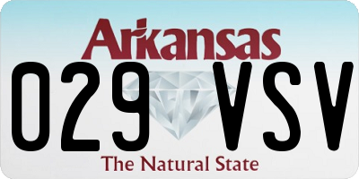 AR license plate 029VSV