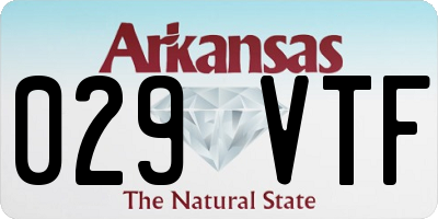 AR license plate 029VTF