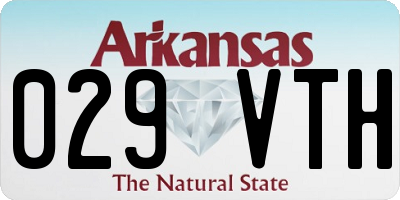 AR license plate 029VTH