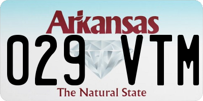 AR license plate 029VTM