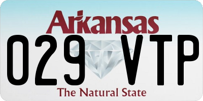 AR license plate 029VTP