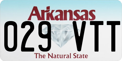 AR license plate 029VTT
