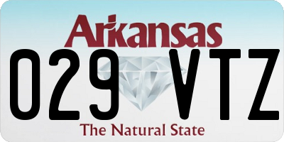 AR license plate 029VTZ