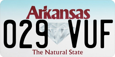 AR license plate 029VUF
