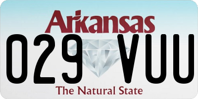 AR license plate 029VUU