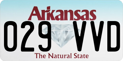 AR license plate 029VVD