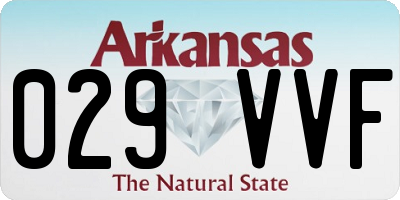 AR license plate 029VVF