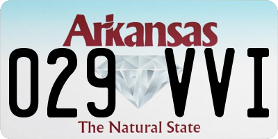 AR license plate 029VVI