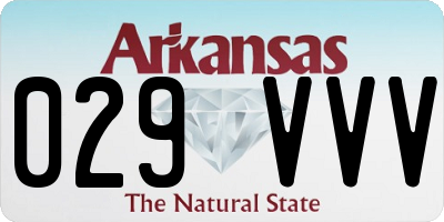 AR license plate 029VVV