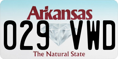 AR license plate 029VWD