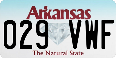 AR license plate 029VWF