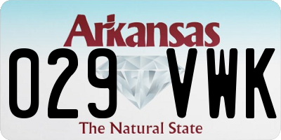 AR license plate 029VWK