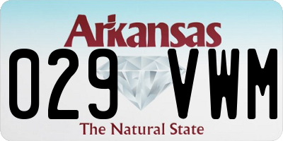 AR license plate 029VWM