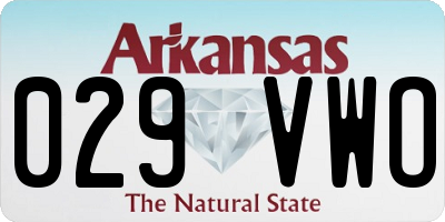 AR license plate 029VWO
