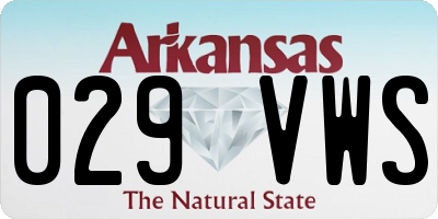 AR license plate 029VWS