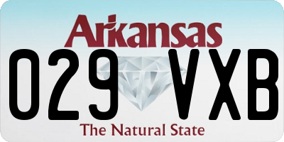AR license plate 029VXB