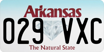 AR license plate 029VXC
