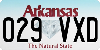 AR license plate 029VXD
