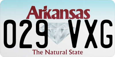 AR license plate 029VXG