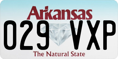 AR license plate 029VXP