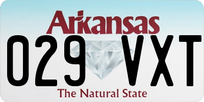 AR license plate 029VXT
